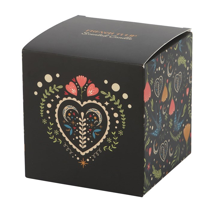 Midnight Bloom Black French Tulip Scented Candle, image 4 of 5