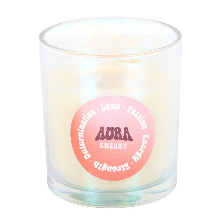 Aura Energy Juicy Raspberry Iridescent Candle, image 4 of 6