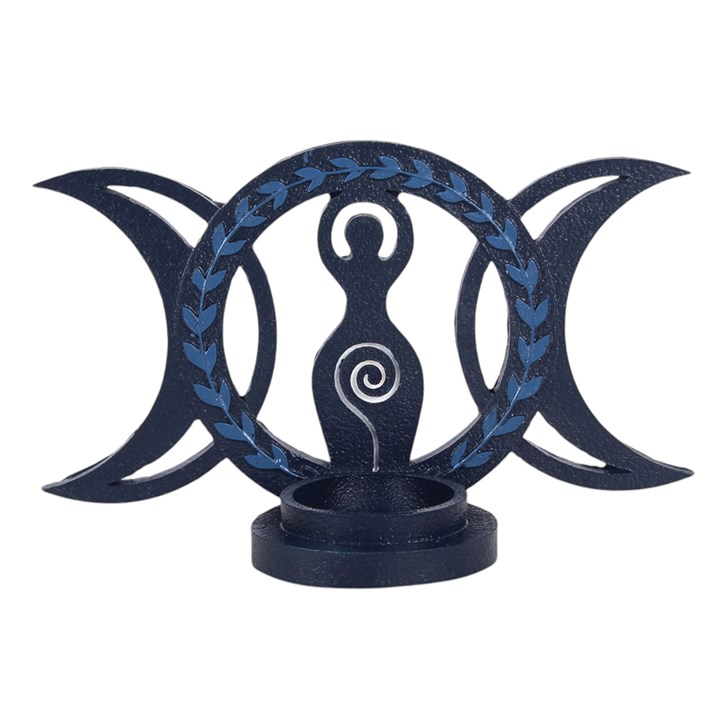 Triple Goddess Resin Tealight Holder, image 2 of 5