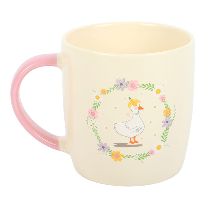 Floral Duck Mug, image 2 of 5