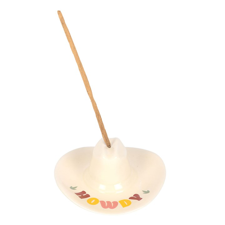 Howdy Cowboy Hat Incense Stick Holder, image 2 of 6