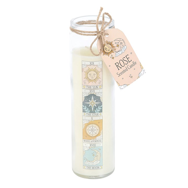 Vintage Tarot Rose Tube Candle, image 2 of 4