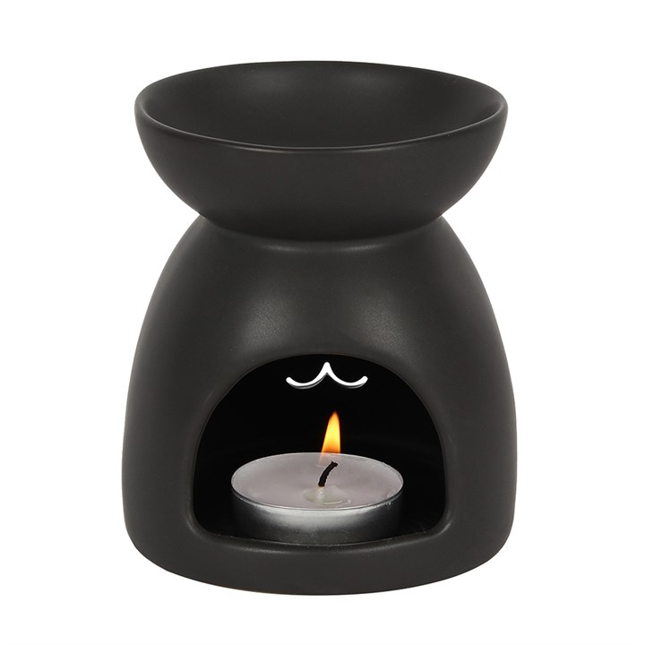 Black Cat Cut Out Oil Burner and Wax Warmer, image 2 of 4