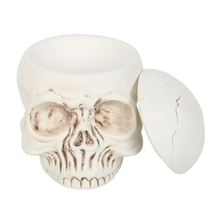 Weathered Skull Oil Burner and Wax Warmer, image 4 of 6
