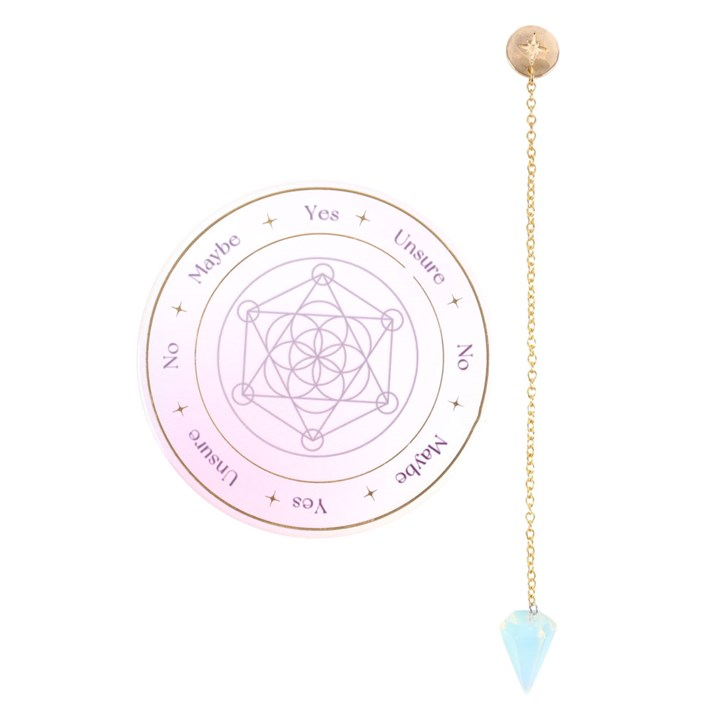 Opalite Pendulum Divination Kit, image 4 of 6