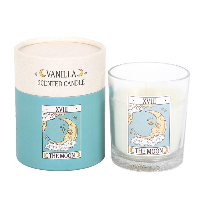 The Moon Vintage Tarot Vanilla Candle, image 2 of 4