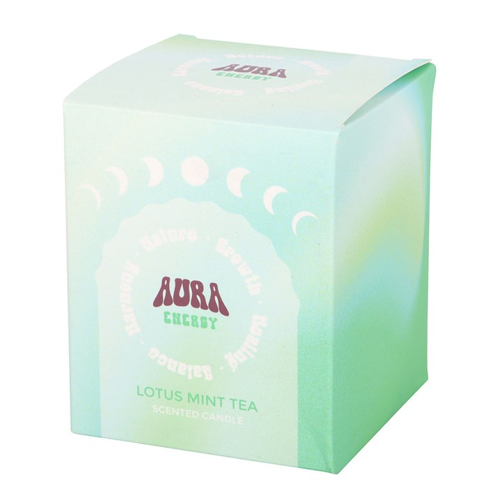 Aura Energy Lotus Mint Tea Iridescent Candle, image 5 of 6