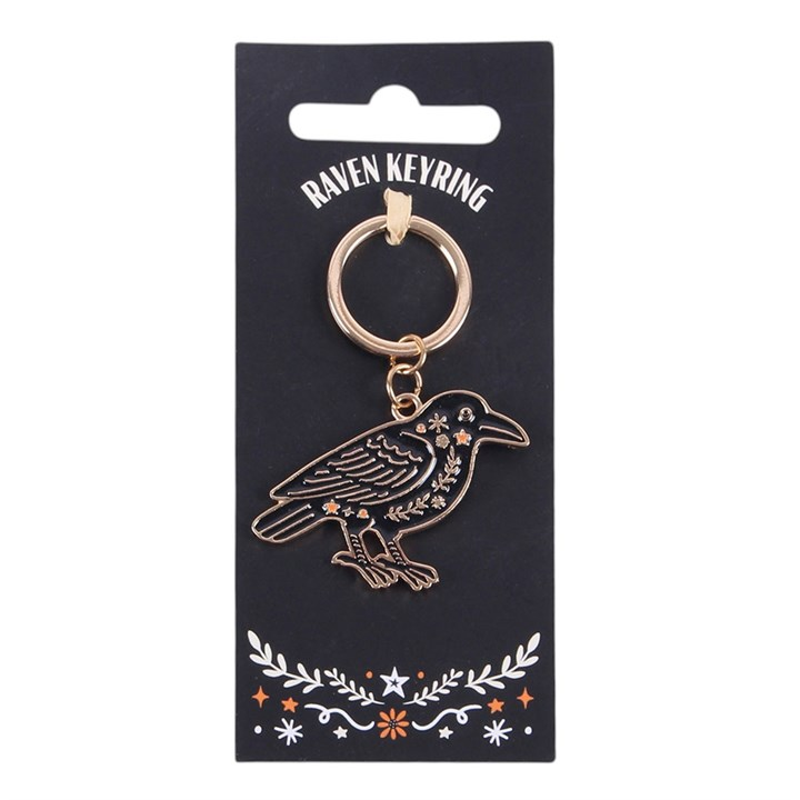 Folk Raven Keyring, image 2 of 4