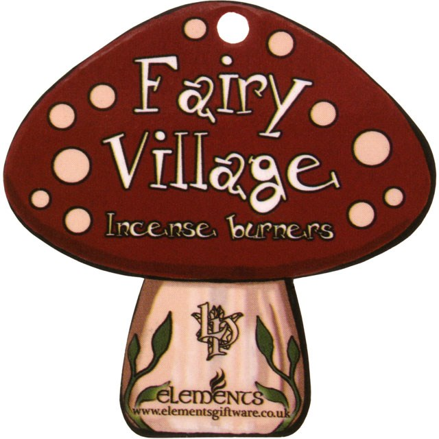 Orange Smoking Toadstool Incense Cone Holder, image 3 of 3