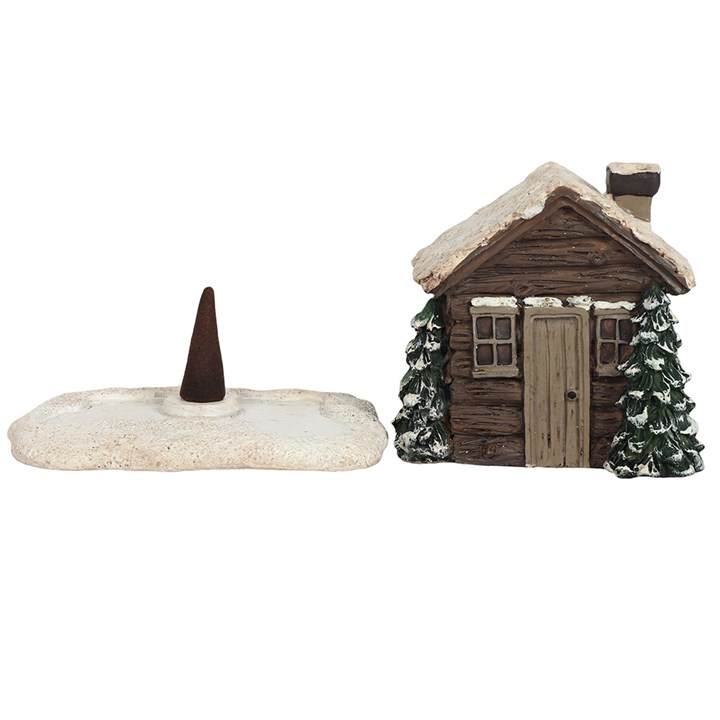 Log Cabin Incense Cone Burner, image 4 of 5