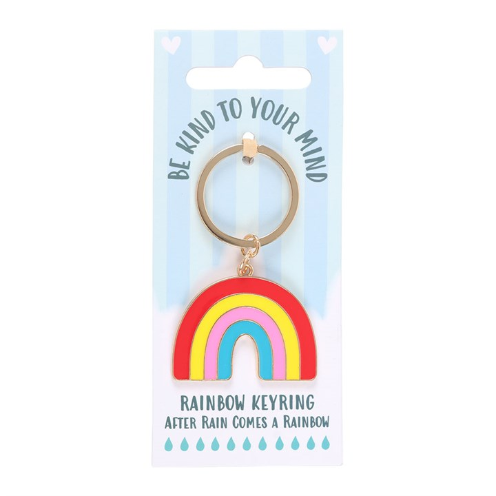 Be Kind to Your Mind Rainbow Keyring, image 3 of 6