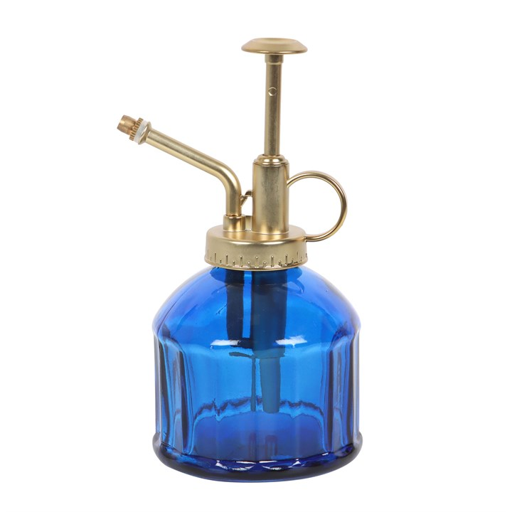 Small Blue Glass Plant Mister, image 1 of 5