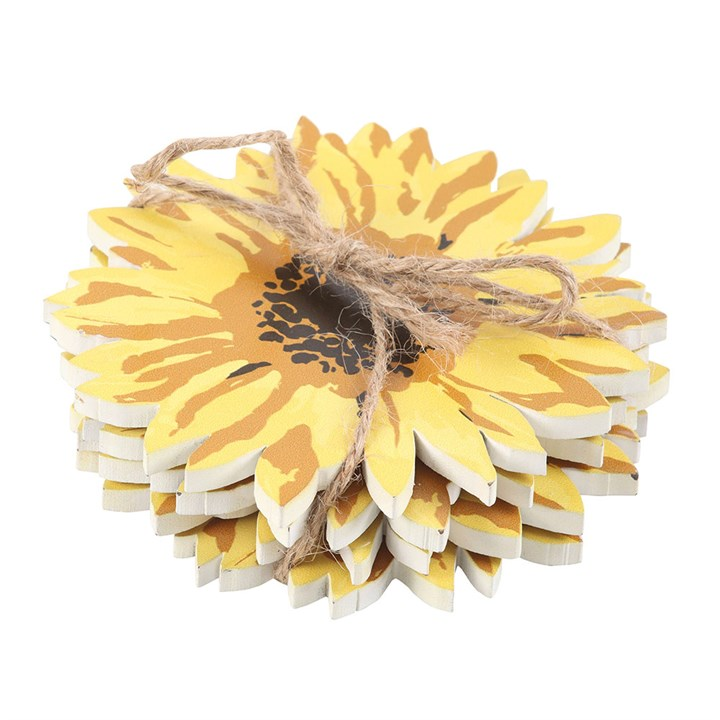 Sunflower Coaster Set, image 4 of 5