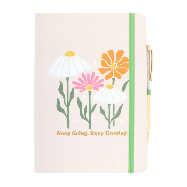 Keep Going, Keep Growing Notebook with Rose Quartz Pen, image 3 of 7