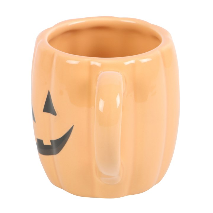 Jack-o'-Lantern Pumpkin Shaped Mug, image 3 of 6