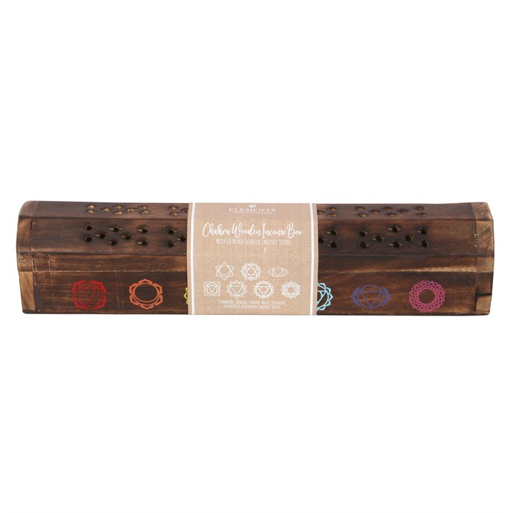 Chakra Wooden Mixed Incense Box Set, image 1 of 6
