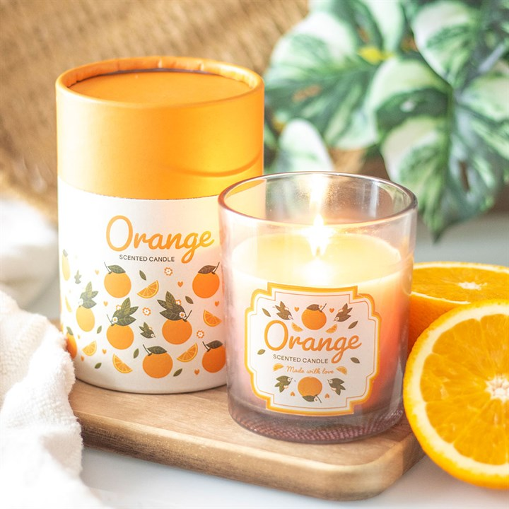Orange Scented Candle, image 1 of 5