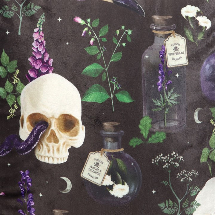 Venom & Vines Print Cushion, 35cm Square, image 3 of 4