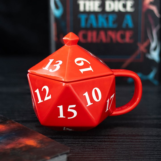 D20 Gaming Dice Shaped Mug, image 1 of 6