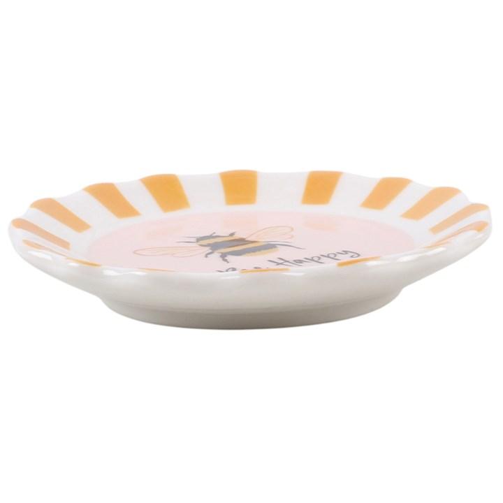 Striped Bee Happy Trinket Dish, image 4 of 5