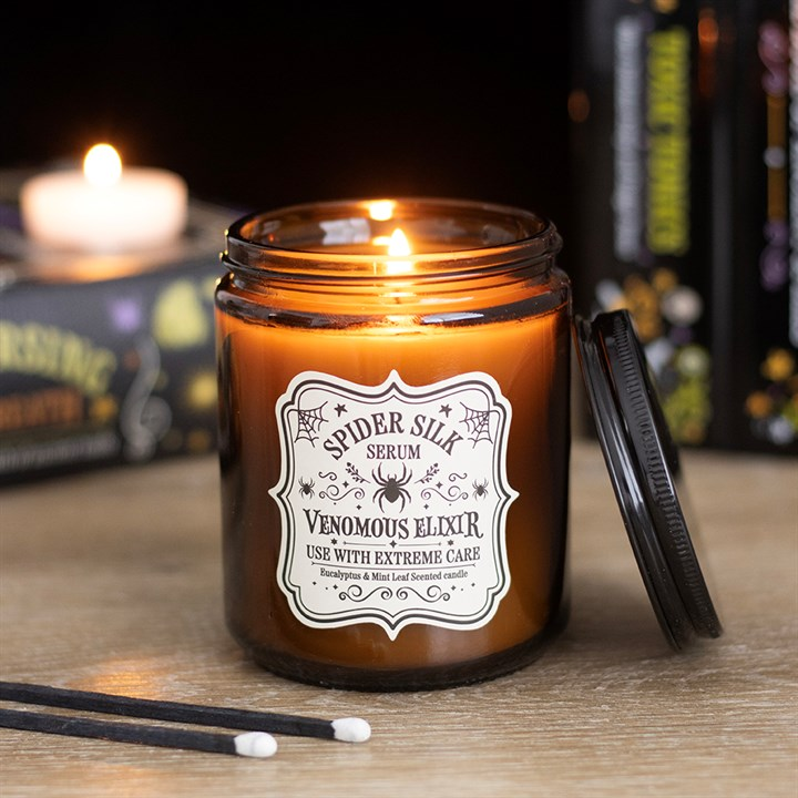 Spider Silk Serum Eucalyptus & Mint Candle, image 1 of 5