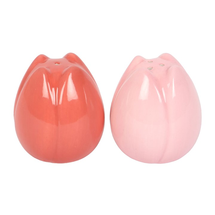 Tulip Shaped Salt and Pepper Shakers, image 2 of 4