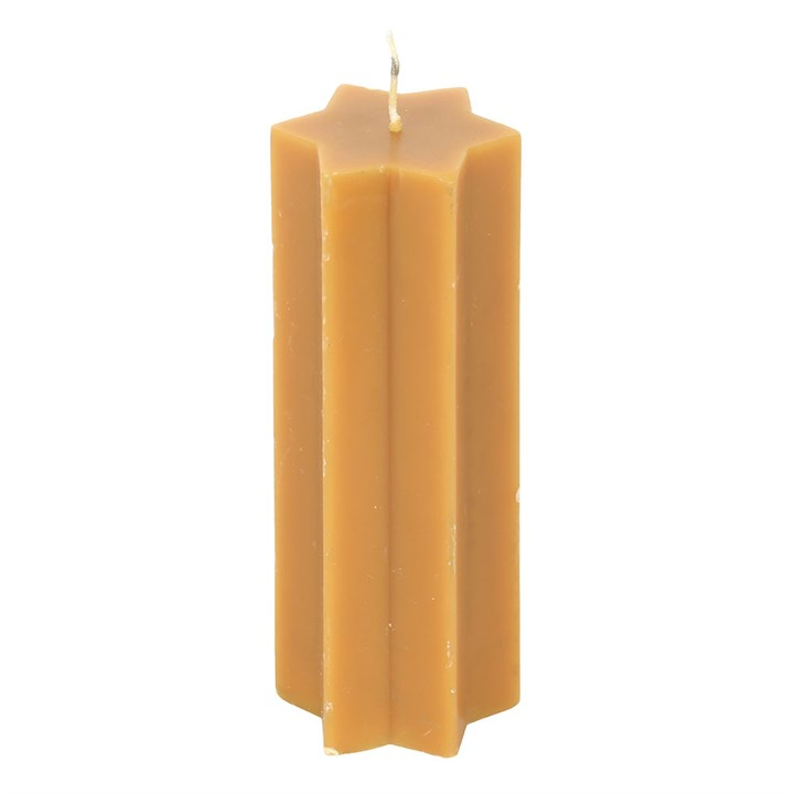 Gold Starry Night Star Shaped Taper Candle, image 2 of 5