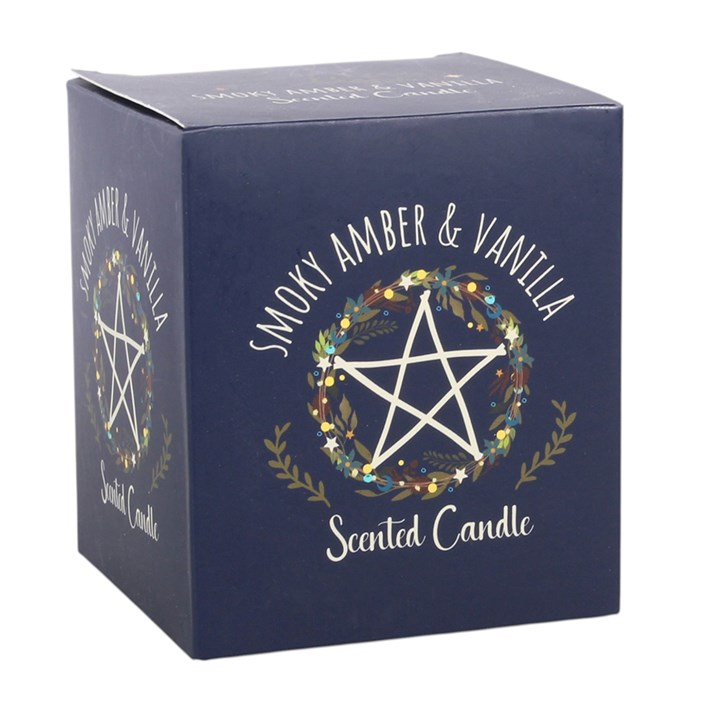 Solstice Wreath Smoky Amber & Vanilla Candle, image 5 of 5