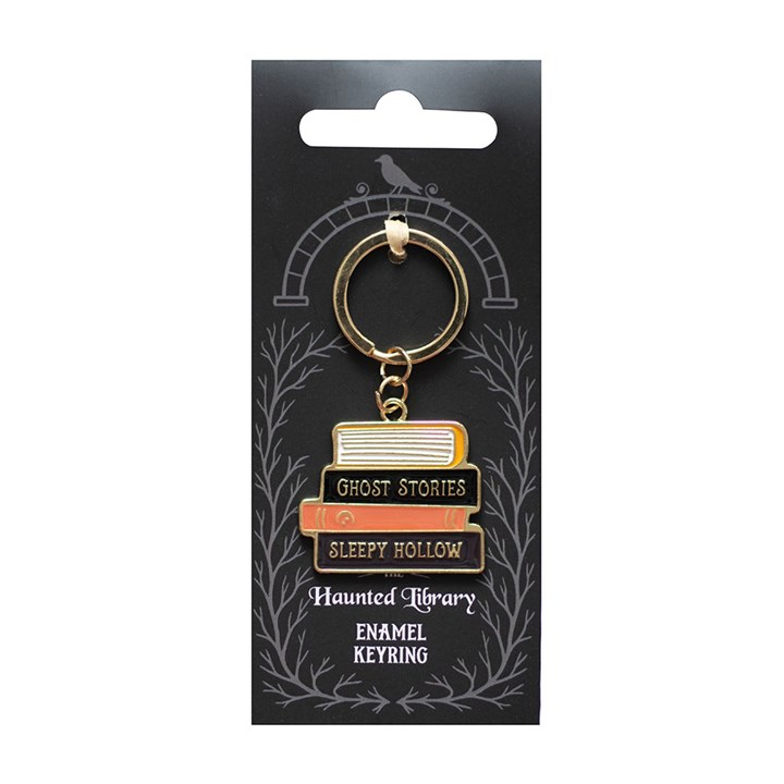 The Haunted Library Book Stack Keyring, image 2 of 5