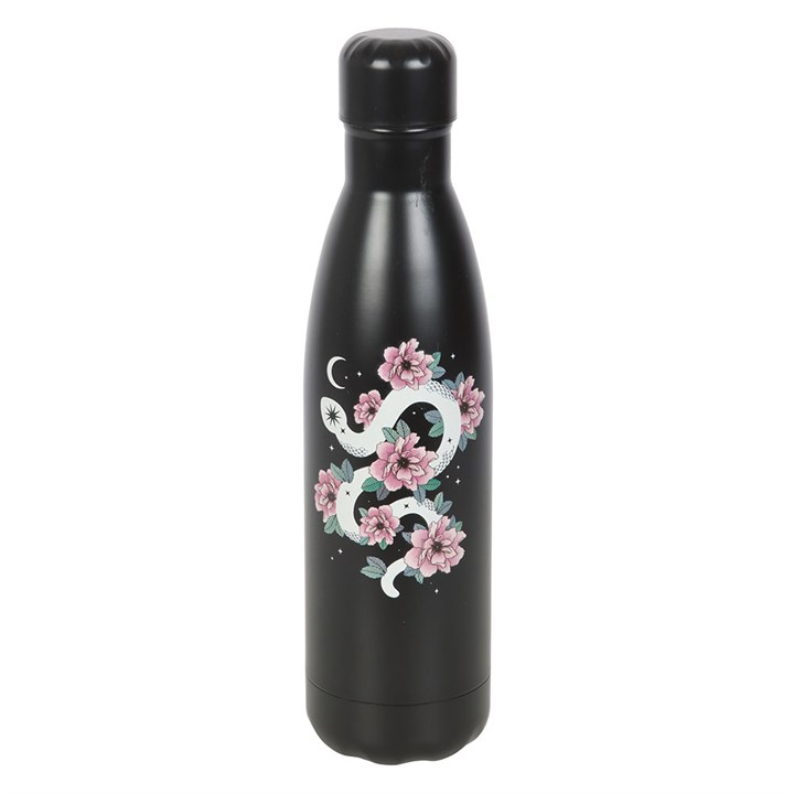 Floral Snake Metal Water Bottle, image 2 of 6