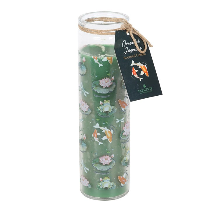 Pond Print Oriental Jasmine Tube Candle, image 2 of 5
