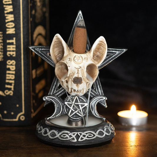 Ouija Cat Backflow Incense Burner, image 1 of 5