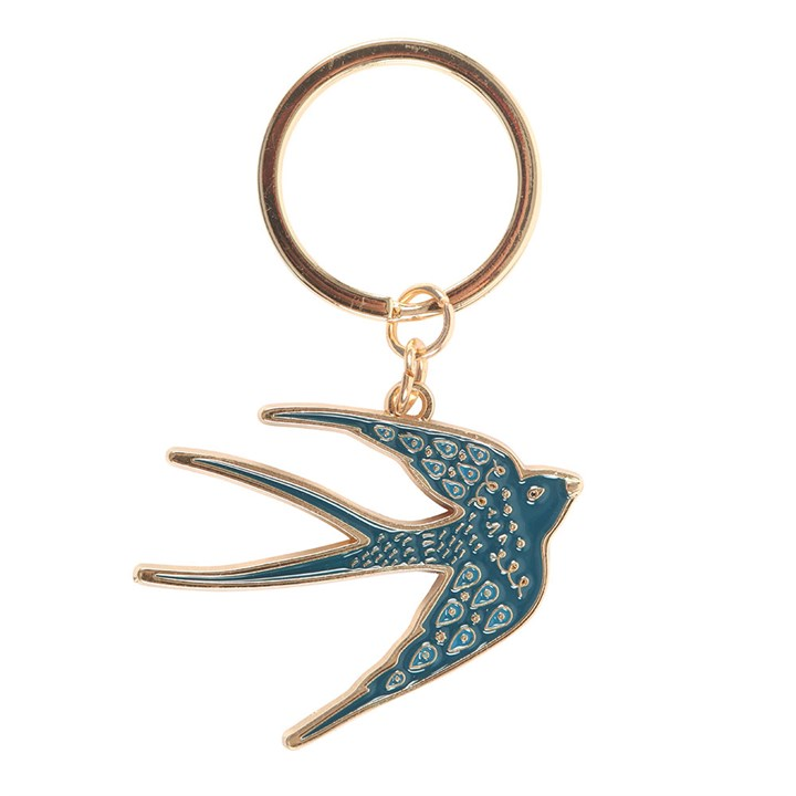 Blue Spread Your Wings Swallow Keyring, image 3 of 5