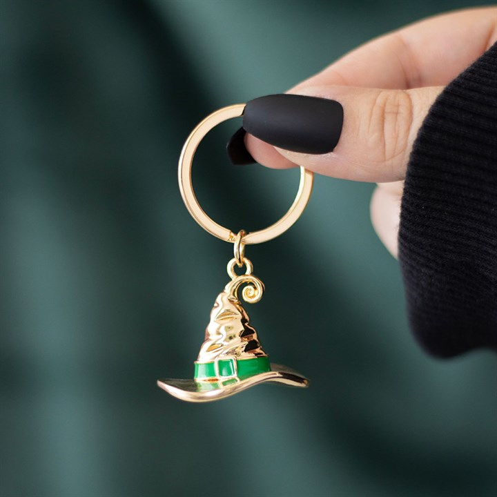 Bad Witch Alloy Witch Hat Keyring, image 1 of 4
