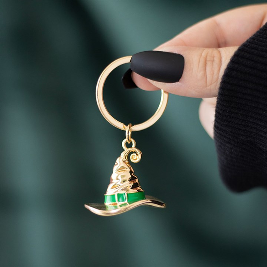 Bad Witch Alloy Witch Hat Keyring, image 1 of 4