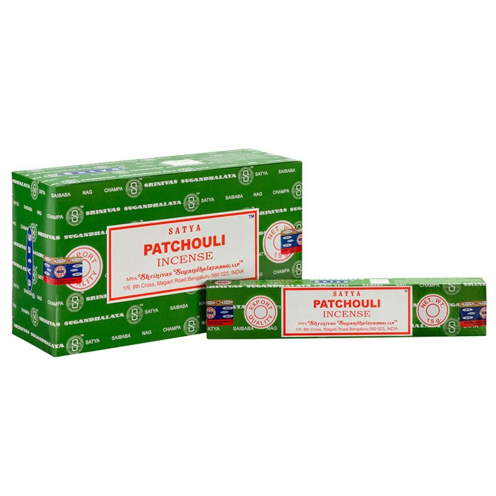 Set of 12 Patchouli Incense Sticks by Satya (12/50), image 2 of 2