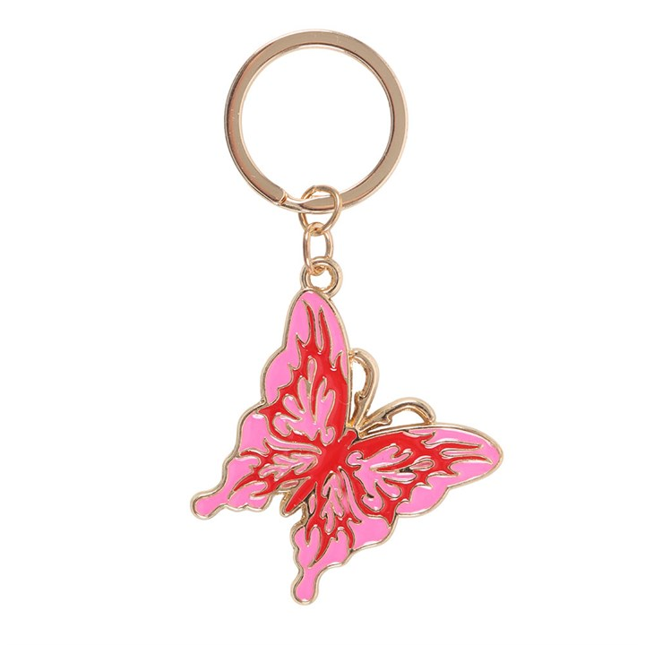 Flaming Butterfly Keyring, image 4 of 6