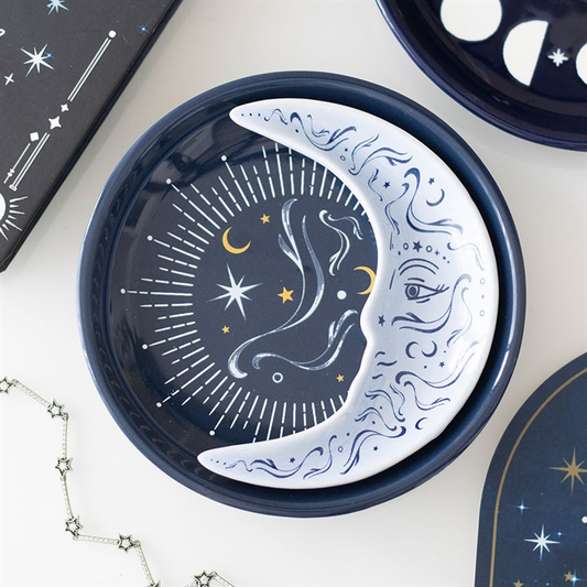 Blue Moon Stacking Trinket Dish, image 1 of 6