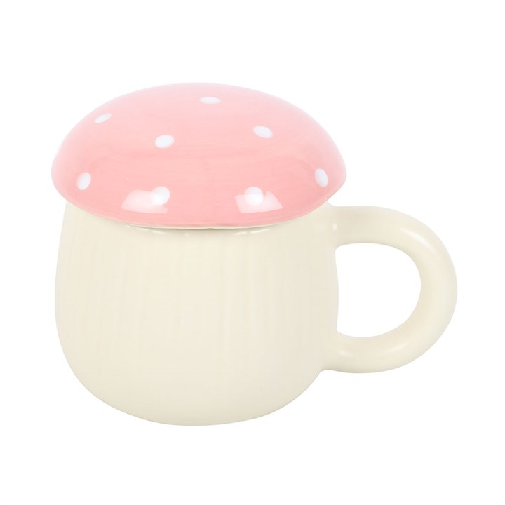Pink Mushroom Mug, image 4 of 5
