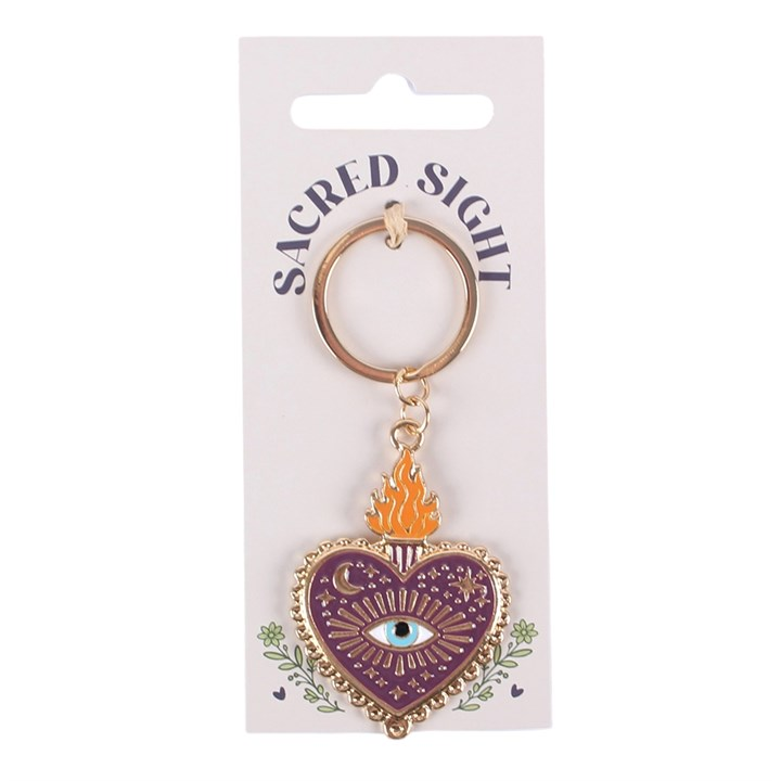 Sacred Sight Heart Keyring, image 3 of 5