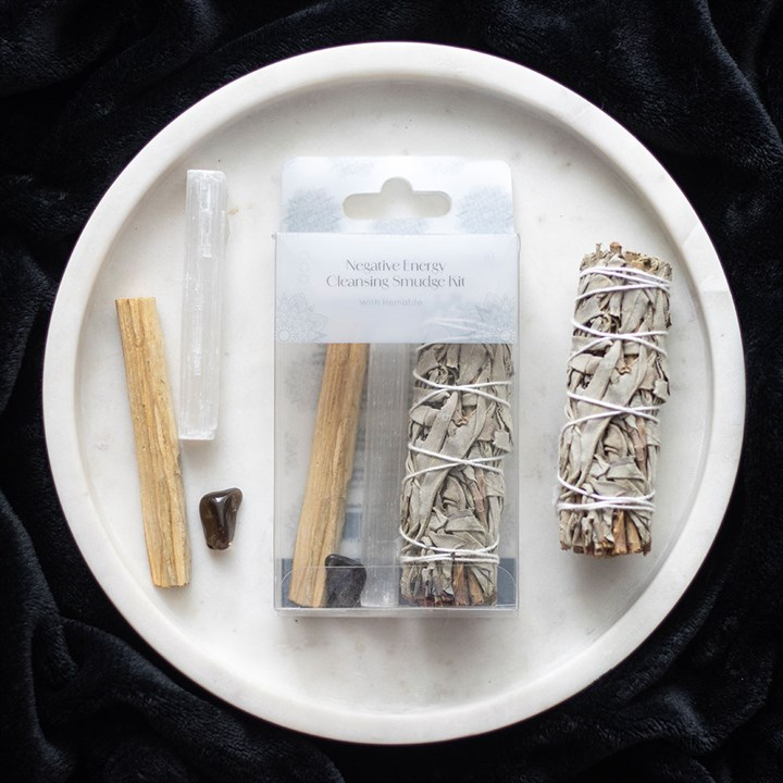 Negative Energy Smudge Kit with Hematite, image 1 of 4