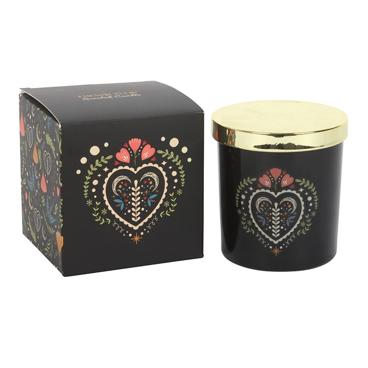 Midnight Bloom Black French Tulip Scented Candle, image 2 of 5