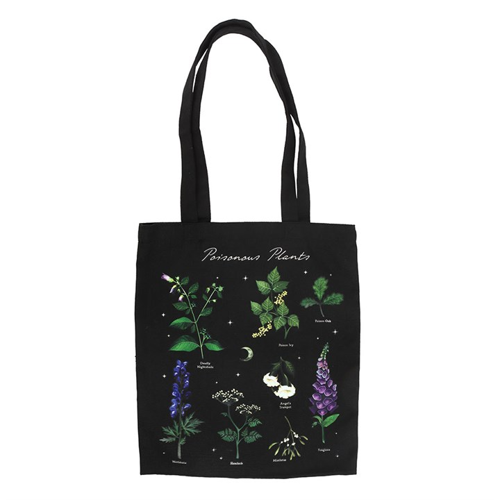 Poisonous Plants Polycotton Tote Bag, image 2 of 4