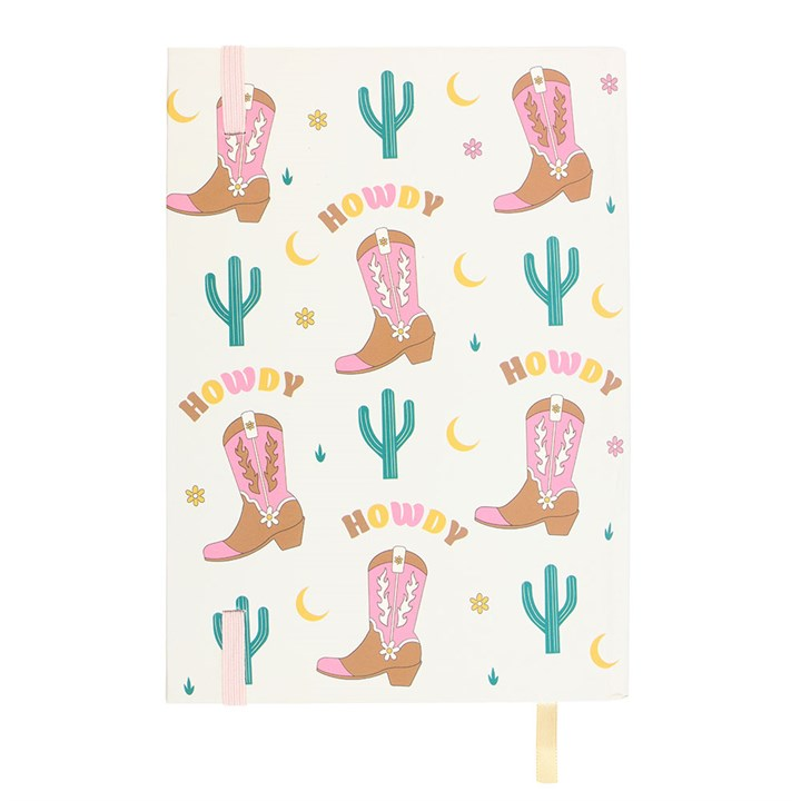 Cowboy Boot A5 Notebook with Sticker Sheet, image 3 of 6