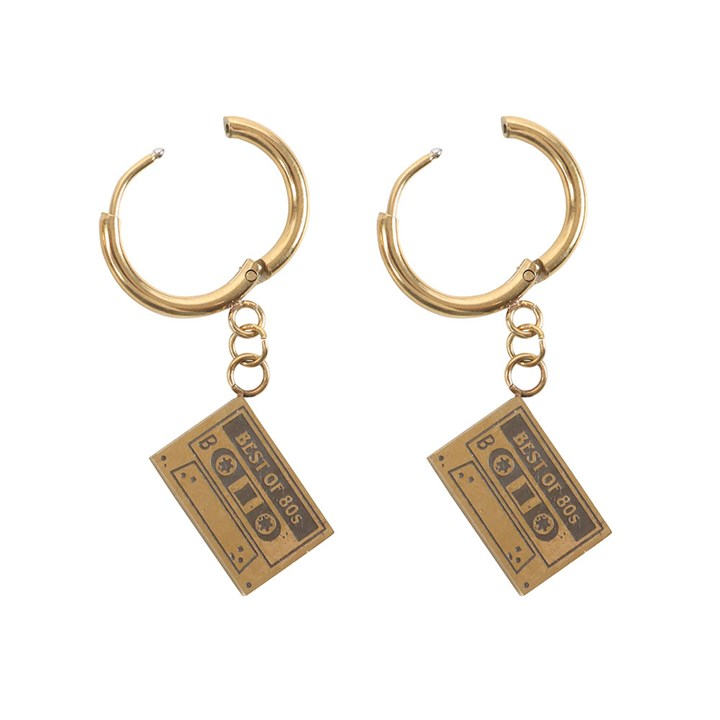 Mixtape Dangle Earrings, image 3 of 4