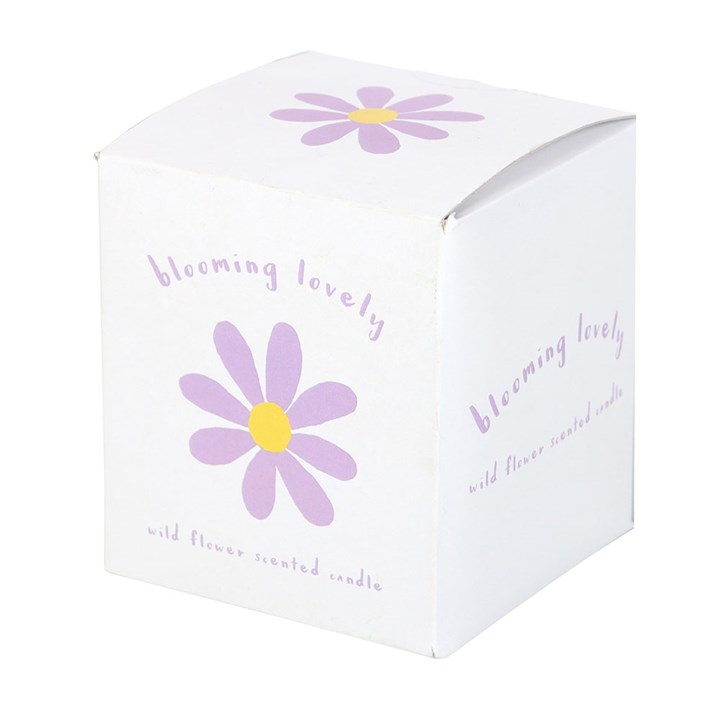 Blooming Lovely Daisy Wildflower Candle, image 4 of 5