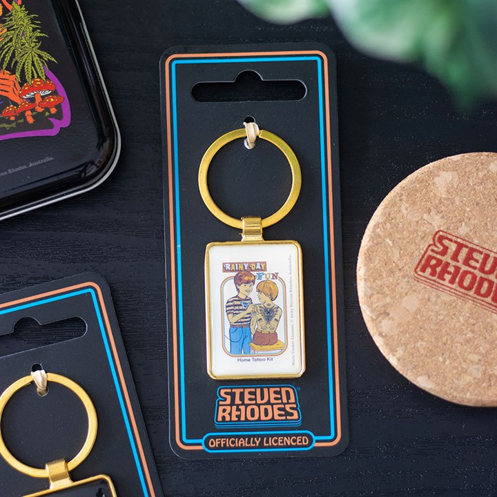 Rainy Day Fun Keyring by Steven Rhodes, image 1 of 6