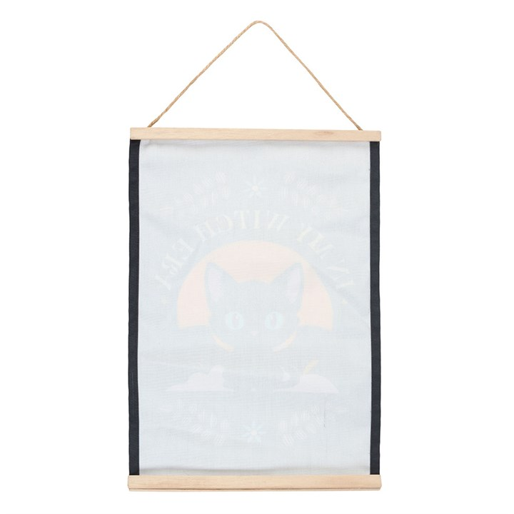 In My Witch Era Bat Cat Fabric Wall Hanging, image 4 of 4