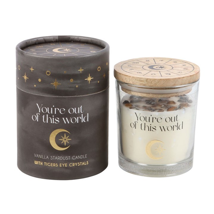 Vanilla Stardust Crystal Chip Candle, image 2 of 6