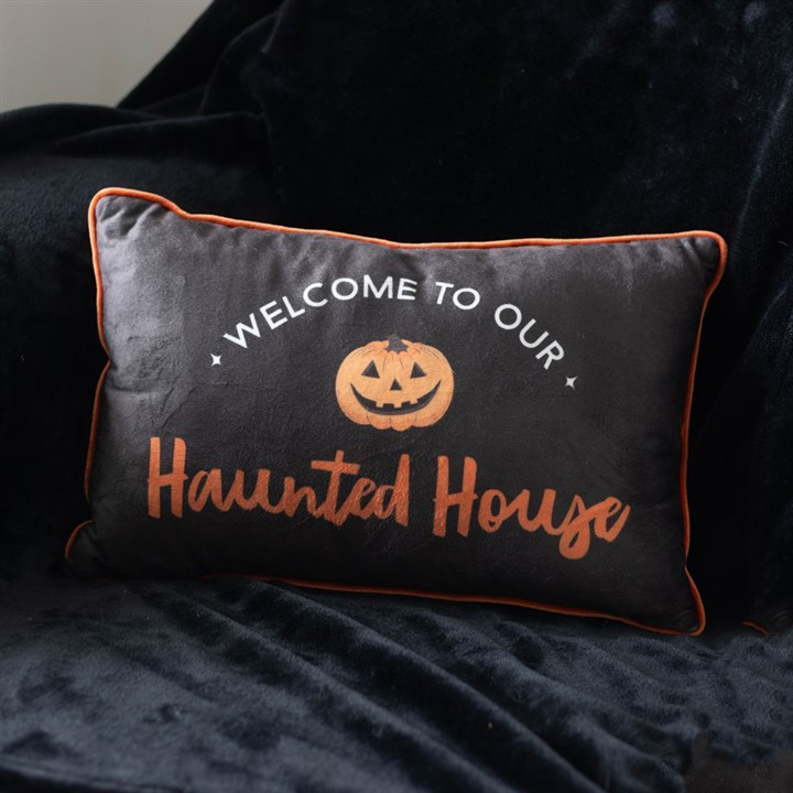 Haunted House Cushion, 40cm Rectangular, image 1 of 4